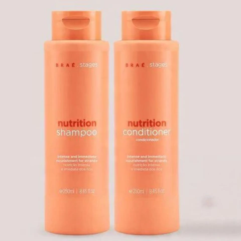 Braé - Nutrição Kit Shampoo 250ml + Condicionador 250ml - comprar online