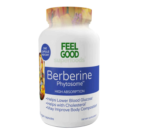 Berberine 550mg - Feel Good - 120 capsulas Berberina