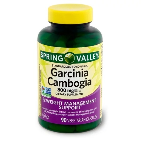 Garcinia Cambogia 800mg - Vitamina Spring Valley - 90 Capsulas