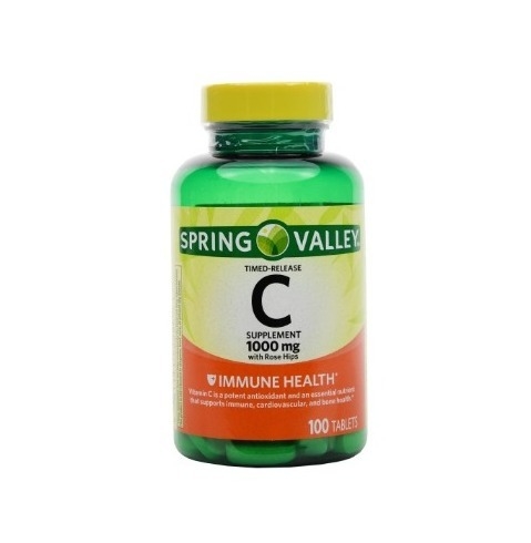 Vitamina C 500mg - 100 Tablets - Spring Valley