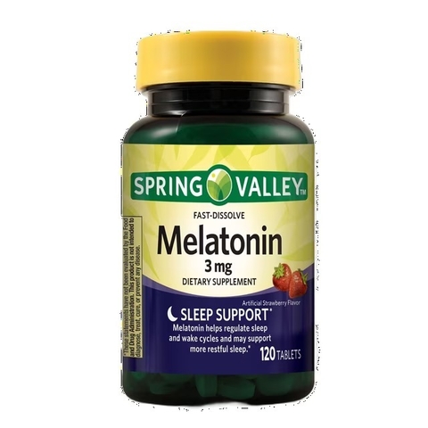 Melatonina 3mg - Spring Valley - 120 Cápsulas
