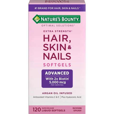 Hair, Skin e Nails Advanced - 150 Cápsulas - Nature's Bounty - comprar online