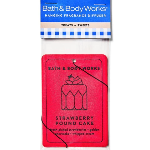 Difusor Suspenso Aromatizador de carro e ambiente - Bath & Body Works - Strawberry Pound Cake - comprar online