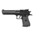 PISTOLA AIRGUN SPRING DESERT EAGLE BK 6MM + 1000 BBS + ALVO na internet