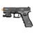 PISTOLA DE AIRSOFT SPRING G17 SLIDE METAL 6MM QGK+BBS+ALVOS na internet