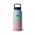 GARRAFA TÉRMICA PL 32 OZ 946 ML QGK ROSA E AZUL COM TAMPA