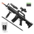 RIFLE AIRSOFT AIRGUN M4 SPRING MR744 QGK 6MM+PACK+1000BBs - comprar online