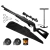 CARABINA PCP G850 5,5MM QGK+LUNETA3-9X40+CAPA+HELLBOY+BOMBA - comprar online