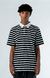Polo Oversize Stripes BL Marino - comprar online