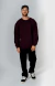 Buzo Oversize Basic 1478 Bordo