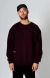 Imagen de Buzo Oversize Basic 1478 Bordo