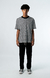 Remera Oversize Stripes Negra - tienda online