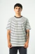 Remera Standard Stripes Blanca