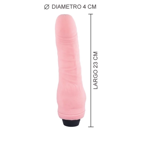 DILDO VIBRADOR BANANA PELLIZCABLE GRANDE