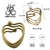 ANILLO PENEANO METALICO "CORAZON" - Ay Malena Lencería Sexy