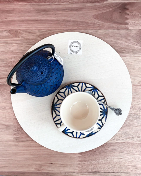 Plato de sitio símil madera