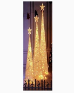 Cono dorado de 150cm con luz - Kositas & Lele Studio