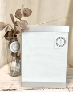 Marco de metal plateado 15*20