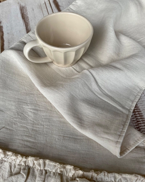 Tazon de ceramica color natural