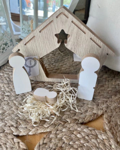 Pesebre de madera