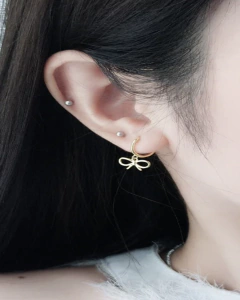 Argollitas moñito (par) - Kositas & Lele Studio