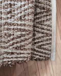 Alfombra algodon y yute