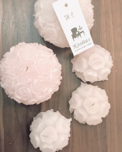 Vela esfera de rositas en internet