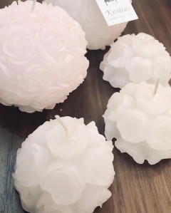 Vela esfera de rositas - comprar online