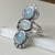 Anel Calcedônia Azul - comprar online