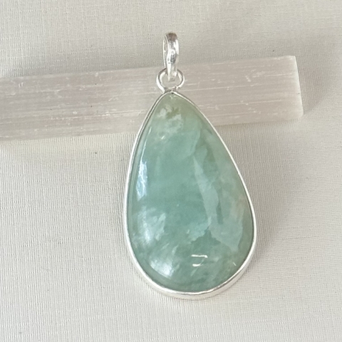 Pingente Água Marinha Gota