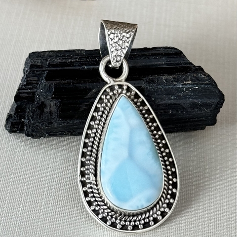 Pingente Gota Larimar