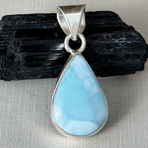 Pingente Gota Larimar