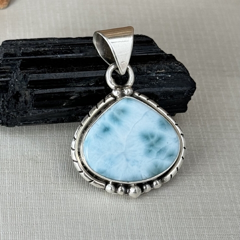 Pingente Gota Larimar