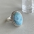 Anel Oval Larimar