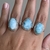 Anel Oval Larimar - comprar online