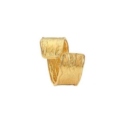 Anillo Regulable Textura Gold