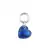 Dije Mini De Corazon Azul 5mm