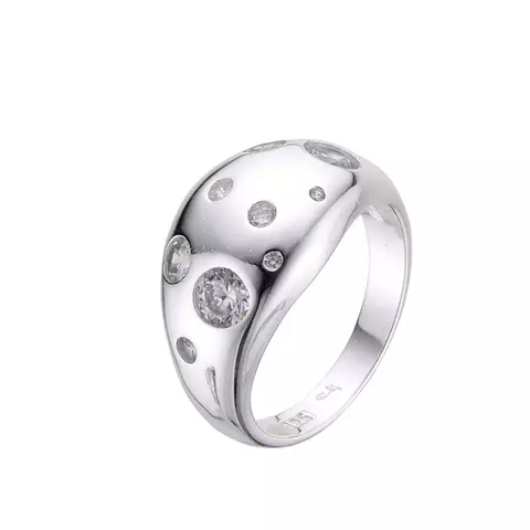 Anillo Chunky Puntos De Luz