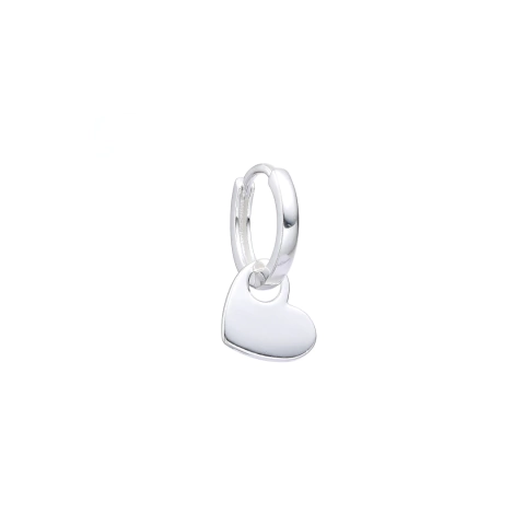 Huggie Mini De Corazon Liso 10mm (unidad) - comprar online