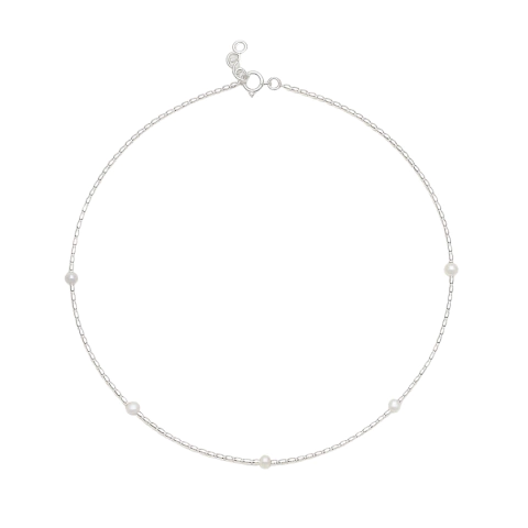 Collar Almendrado con Perlas (40CM) - comprar online