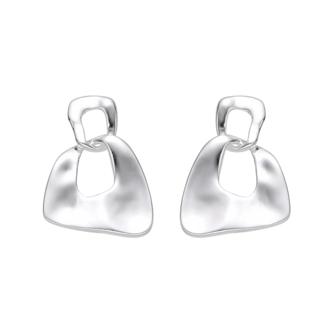 Aros Pequeños Lisos con Relieve (par)