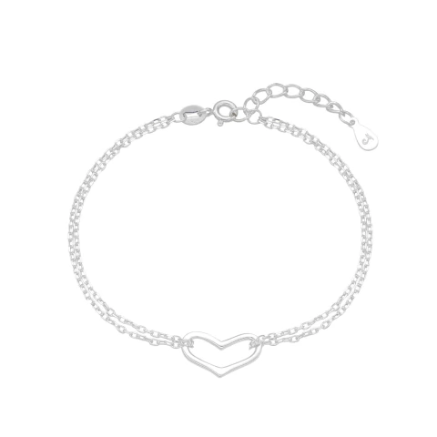 Pulsera de Corazon Doble - comprar online