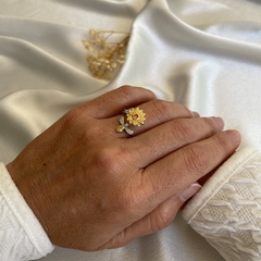 Anillo Plata Aurinko - Brilla Un Deseo