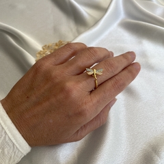Anillo Bañado Korento - Brilla Un Deseo