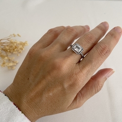 Anillo Plata Kuadrat - Brilla Un Deseo