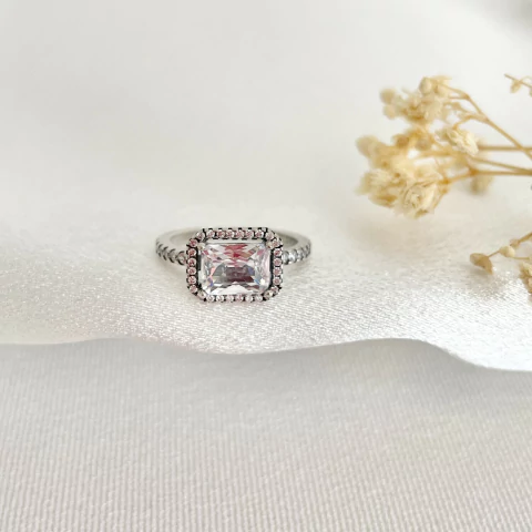 Anillo Plata Kuadrat