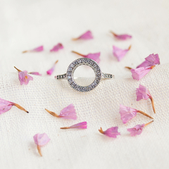 Anillo Plata Circle