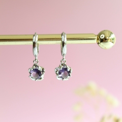 Aros Plata Violet