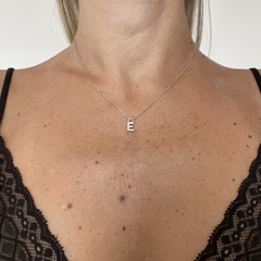 Conjunto Plata Charm "E" - comprar online