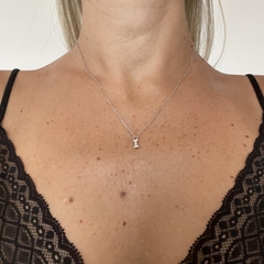 Conjunto Plata Charm "I" - comprar online